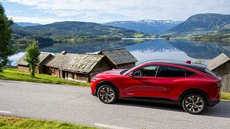 Mustang Mach-E 2020 Norge Oslo Bergen Aurland Flåm