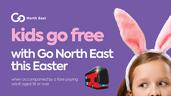 Kids go free with Go North East this Easter
