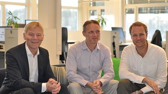 Instabank gründere: Robert Berg (CEO), Gard Haugen (CFO), Eivind Sverdrup (Direktør Risk & Compliance)