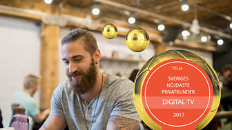Telia toppar även i år med Sveriges nöjdaste tv-kunder enligt Svenskt Kvalitetsindex 2017