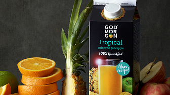 God Morgon® Tropical lanseras v.8 hos ICA, Coop och City Gross.