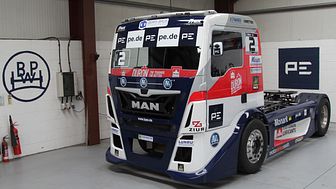 The race truck is perfectly prepared for the races with components from the BPW Group.