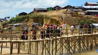 Behoven är stora i flyktinglägren för rohingyer i översvämningsdrabbade Bangladesh. Foto: ADRA