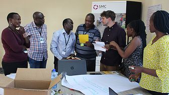 Gruppsamtal vid en workshop om resiliens i Kenya i början av 2020. Foto: Job Mainye