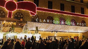 Den 19 november invigs julen på Clarion Hotel Post