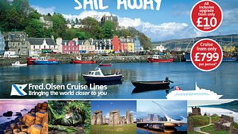 All aboard in 2015 for Fred. Olsen Cruise Lines' Great British Sail Away
