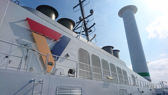 Scandlines bereitet nächstes Fährschiff für ein Norsepower Rotorsegel vor