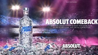 Absolut launches a new limited edition bottle celebrating recycling