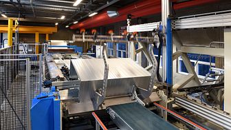 Der findes kun én maskine i hele verden, som den Lindab har indkøbt hos virksomheden Firmac til produktion af rektangulære kanaler med integreret flange.