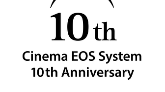Canon Cinema EOS System 10th anniversary logo 