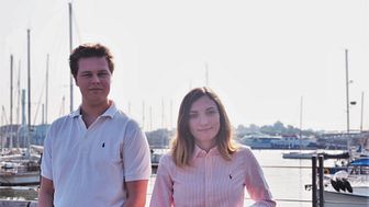 Christian Heina and Ella Einarsen are developing an AR application for Android as their internship project at Sigma