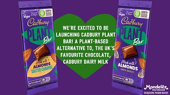 Mondelēz International to launch Vegan Cadbury bar in the UK and Ireland