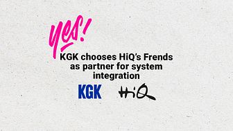 KGK väljer HiQs Frends som integrationsplattform.