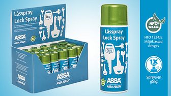ASSA lanserar en ny miljöklassad låsspray
