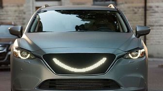 Semcon’s concept car – Smiling Car – can be seen at the Auto Trade Fair.
