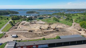 Det nya kretsloppsverket i Kalmar ska byggas i anslutning till det befintliga avloppsreningsverket.