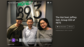 Source: Screen shot from MONEY FM 89.3. ​Each week until October 31, 2018, we are shortlisting a local corporate figure from Singapore and Malaysia who has demonstrated excellence in a media appearance, in the Hong Bao Media Savvy Awards 2018.
