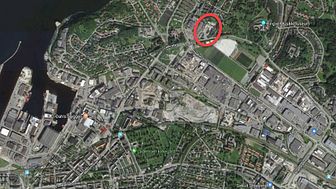 – Kjøpet av denne eiendommen underbygger Skanska Eiendomsutvikling sin strategi om å utvikle eiendom på sentrale tomter i de største byene i Norge, sier Thorbjørn Brevik, Konserndirektør i Skanska Eiendomsutvikling. Foto: Google Maps