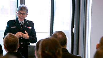 Met Commissioner Dame Cressida Dick attended a ceremony to mark the contribution of employers supporting staff to become special constables