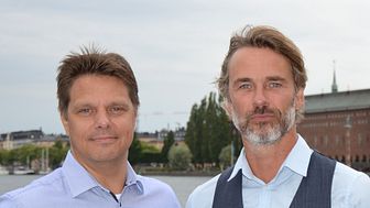 Per Österborg och Johan Rydell, avtalsansvariga på Avarn Security.
