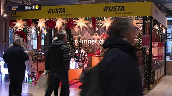 Rusta inviterte til jul i sin første pop-up i Oslo sentrum