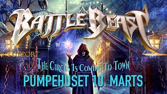 Det finske heavy metal band, Battle Beast, vender tilbage til Pumpehuset til marts
