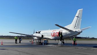 Kraftig uppgång i sommar för Ängelholm Helsingborg Airport och Air Skåne börjar flyga på lördagar.