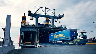 In nine years, volumes between Belgium during have doubled, and the number of departures has risen from 12 to 16. Photo: Gothenburg Port Authority.