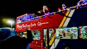 Go North East’s Santa bus returns for magical tour of the region