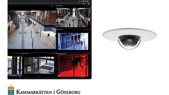 Kammarrätten i Göteborg väljer Gate Security för kameraövervakning