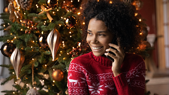 Årets jul firades med många och långa mobilsamtal