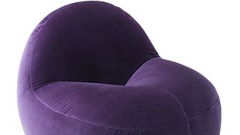 Aubergine Scoop chair from Rosenthal Interieur collection. 