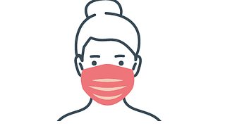 Personer med självrapporterad rosacea* upplever förvärrade symtom på grund av användning av ansiktsmask