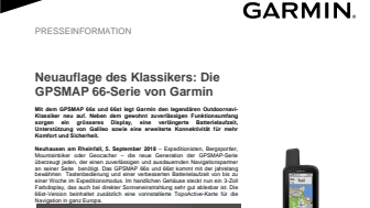 Neuauflage des Klassikers: Die GPSMAP 66-Serie von Garmin