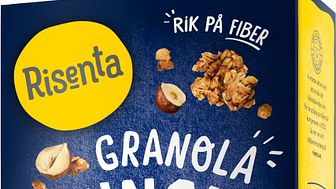 Risenta Crunchy Granola Kardemumma, Hasselnöt & Blåbär