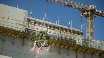 Topping out ceremony in Biere (copyright T-Systems)