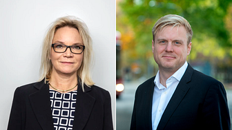 Charlotte Broberg (M) och Tomas Eriksson (MP)