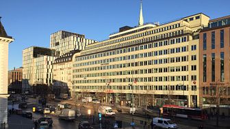 Upprustningen av kontorsfastigheten Klara C i centrala Stockholm är exempel på tidigare samarbete mellan Vasakronan och Tema.