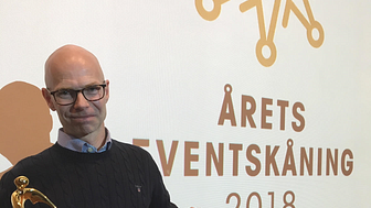 Jesper Håkansson, tävlings- och eventansvarig för Kristianstad Karting, är Årets Eventskåning 2018