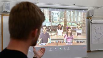 Virtuella elever ger tryggare lärare 