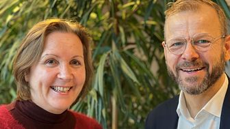Konsernsjef Grethe Bergly og bærekraftsjef Heikki Eidsvoll Holmås mener tilslutningen til SBTi ytterligere forsterker Multiconsults klimaforpliktelser. Foto: Multiconsult
