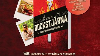 Releasefest för ÄT SOM EN ROCKSTJÄRNA på Hard Rock Café! 