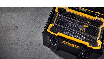 Connect, Carry, and Store Mechanics Tools with New DEWALT® Mechanics Tool Sets Encased In TOUGHSYSTEM® 2.0 Trays 