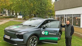 Dantaxi og vognmand Ali Darajihar netop fået den første Aiways U5 ind i Danmarks største flåde af elektriske taxaer. Det er samtidig den første Aiways taxa i Europa.  