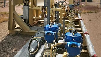 The Rotork CVQ electric actuators will operate ball and v-ball valves on separator skids at an Australian onshore natural gas production site.