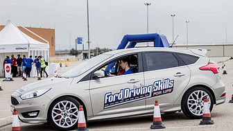 Ford inviterede unge mellem 18-24 år til det gratis kørekursus "Driving Skills for Life"