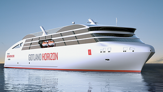 Visionsfartyget Gotland Horizon är Sveriges första projekt för att skapa ett storskaligt vätgasdrivet fartyg för både resenärer och frakt.