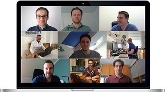 Die Mitglieder des neuen novaCapta-Teams für Cloud Security - derzeit von ihren Home Offices aus. Collage: novaCapta.