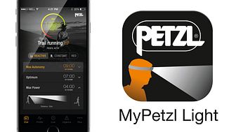 Styr Petzl Nao+ via en app i mobilen