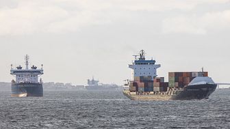 X-press Feeders nya linje som startade trafiken i november var en faktor som bidrog till volymrekord i hamnen. Bild: Göteborgs Hamn AB.